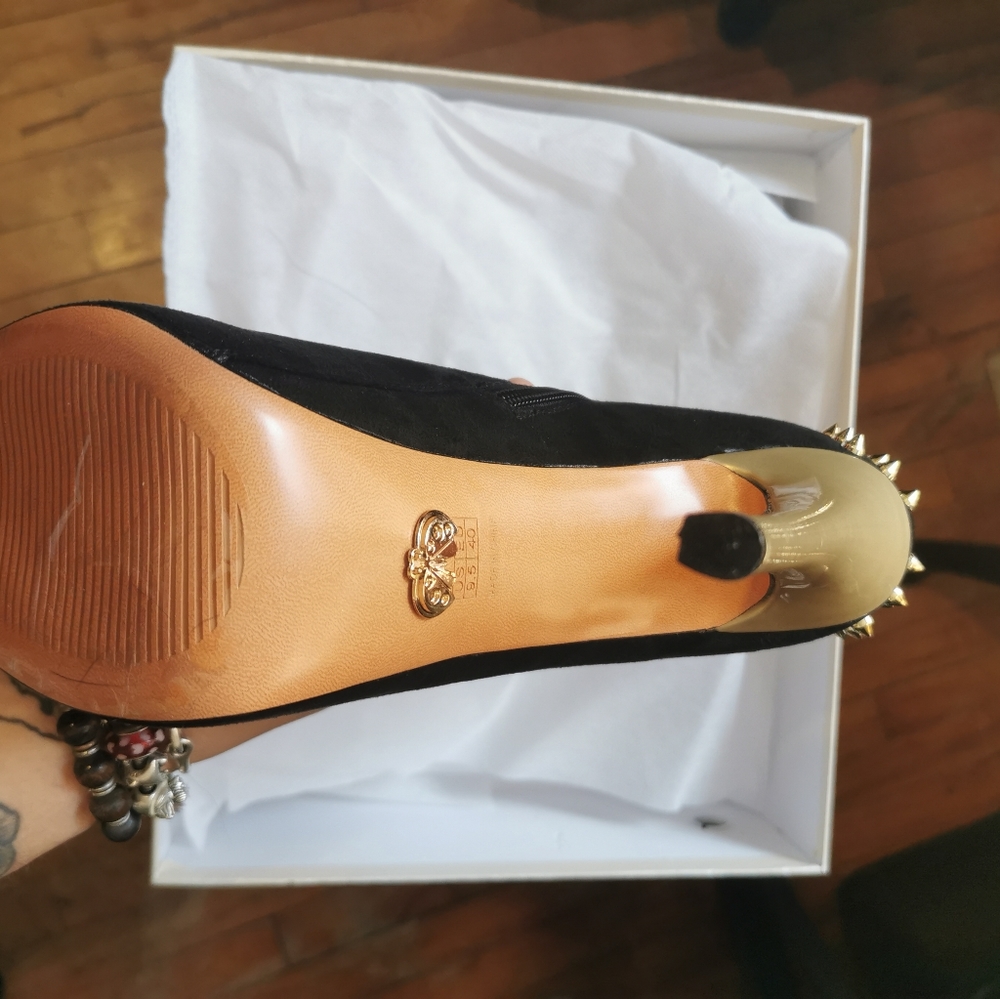 Petit cadeau platform heeled boots - Picture 2 of 4